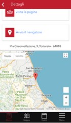 mappa e navigatore del ristorante Largo del Mulino Arrosticini d'Abruzzo nell'App